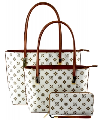 Monogrammed 3in1 Tote Bag CM2669 IVORY